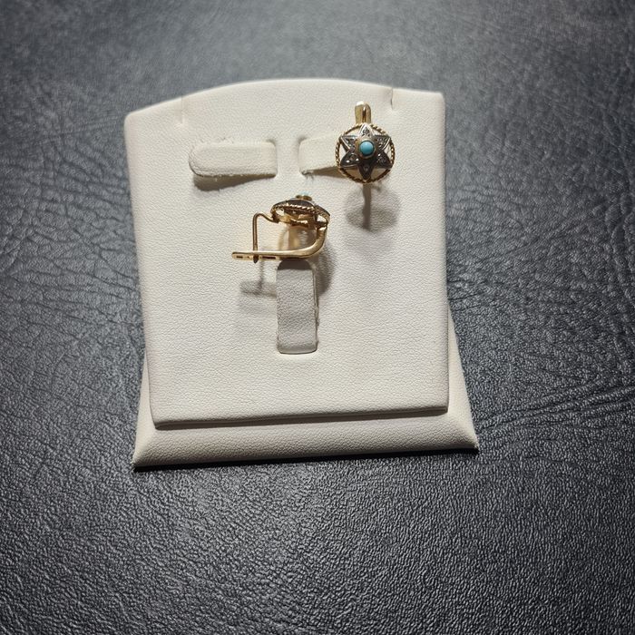 Серьги бирюза СССР