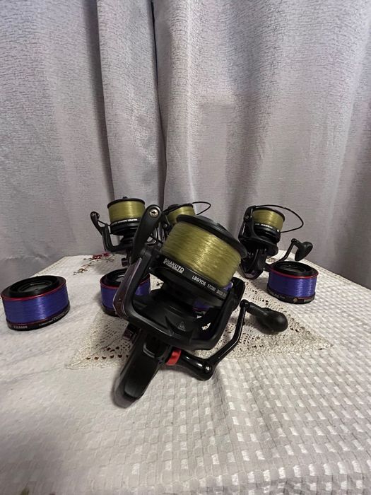 Set 4 Mulinete Crap / Somn Hakuyo YH 8000+ Tamburi de rezerva