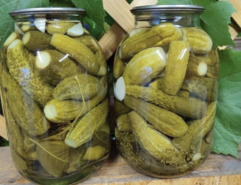 Соленые огурцы, помидоры (доставка от 5 банок)