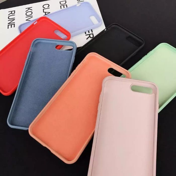 Husa antisoc cu microfibra pt. iPhone SE 2020 / 7 / 8