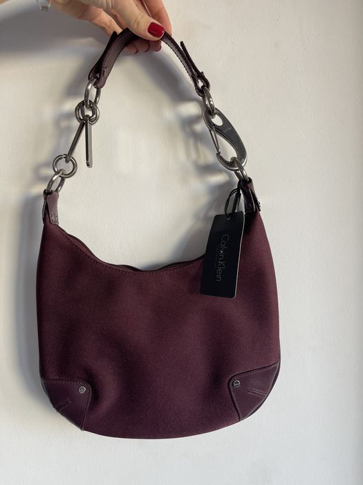 Geanta NOUA Calvin Klein bordo