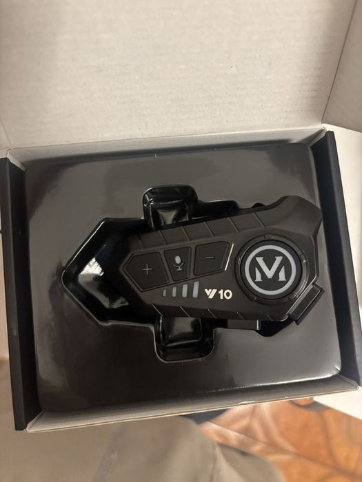 Cască moto/intercom Bluetooth V10 V12– Wireless, IPX6 Waterproof, Noise Reduction
