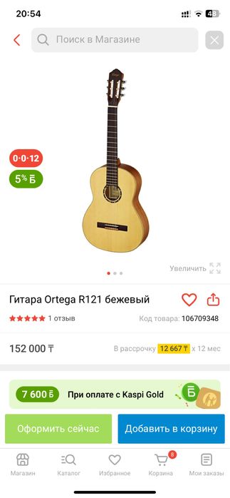 гитара Ortega R121