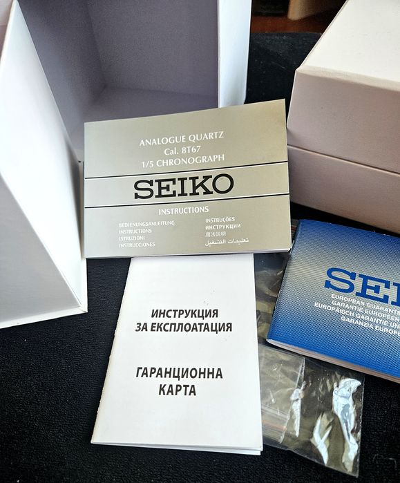SEIКО SSВ379P1 42mm оригинален мъжки часовник  хронограф