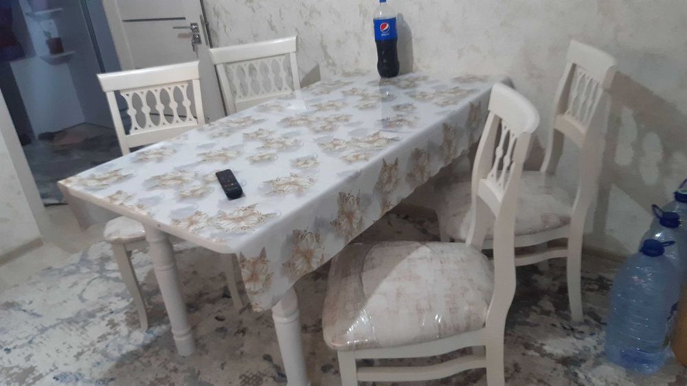 Стул ва стол Материали ёнгок, 6та стул, 1 стол.