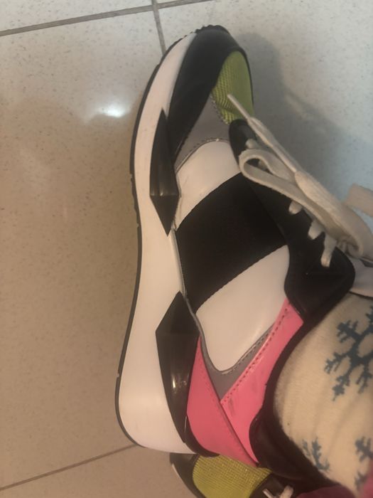 Guess Сникърси Tesha FL5TES ELE12 Черен