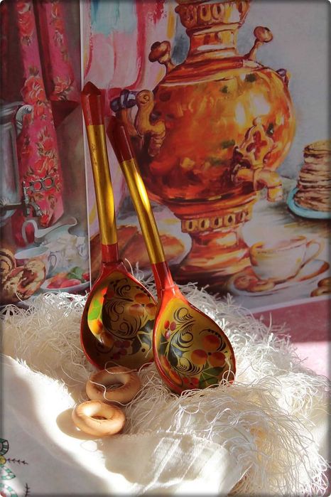 Матрьошки, руски лъжици