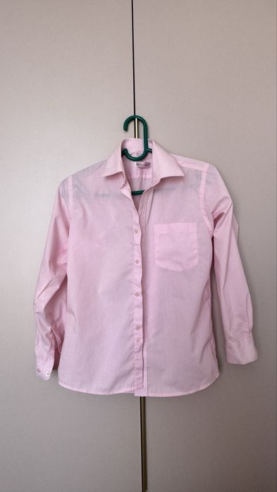 Розовая рубашка для мальчика