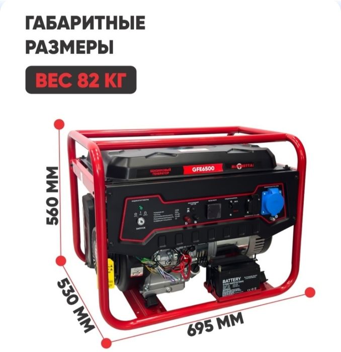 Генератор magnetta gfe 6500