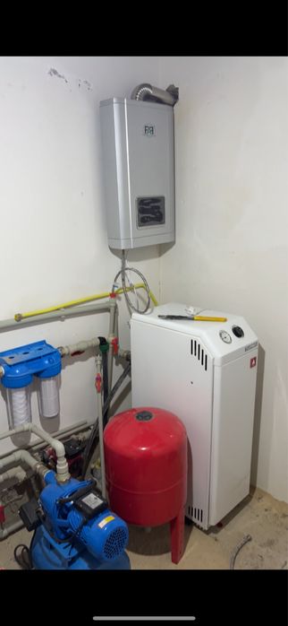 Установка газовый котел