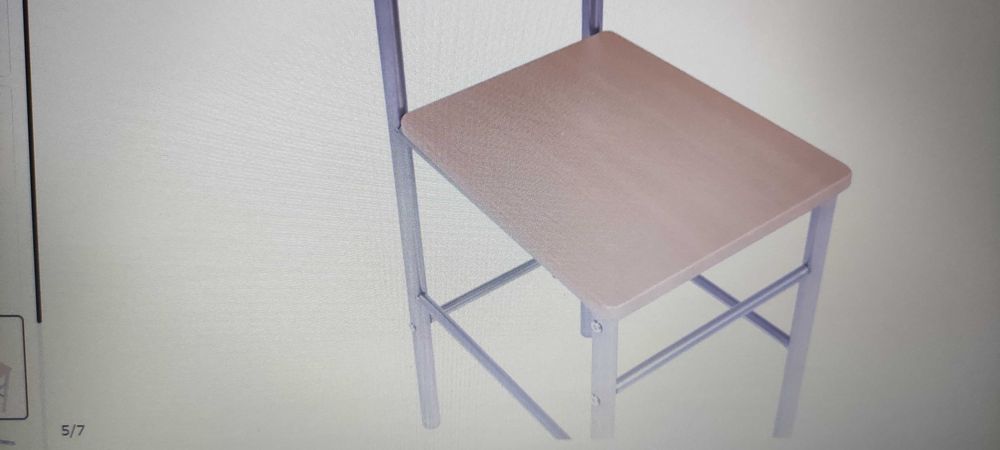 Универсални  столове, за сядане и дрехи 2 бр, метал