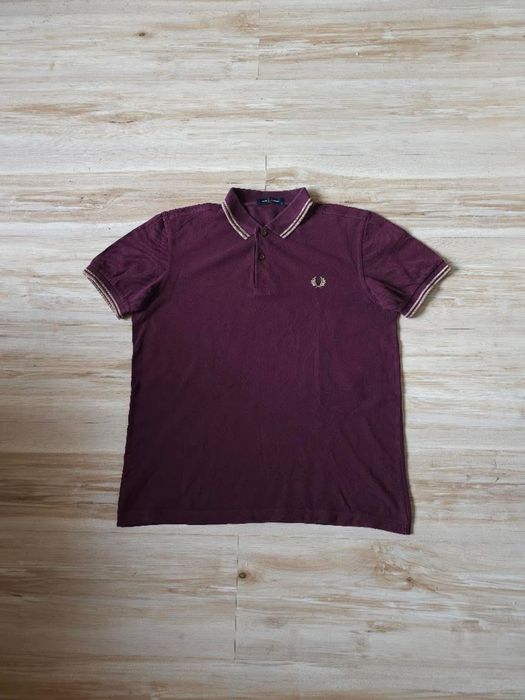 Оригинална мъжка тениска с яка Fred Perry