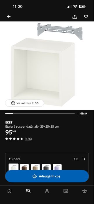 Etajera Ikea Eket