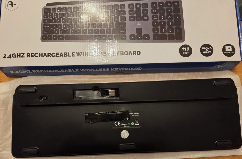 Tastatura office wireless, full size, US layout