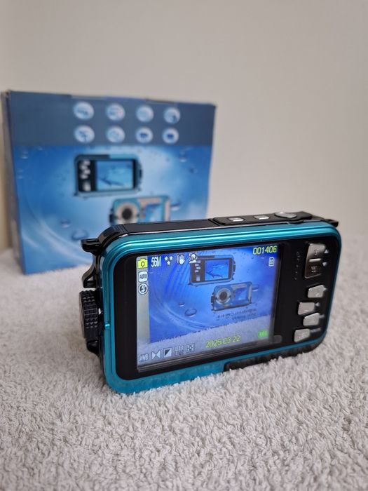 Cameră Dual Screen Waterproof UHD 4K 56 MP