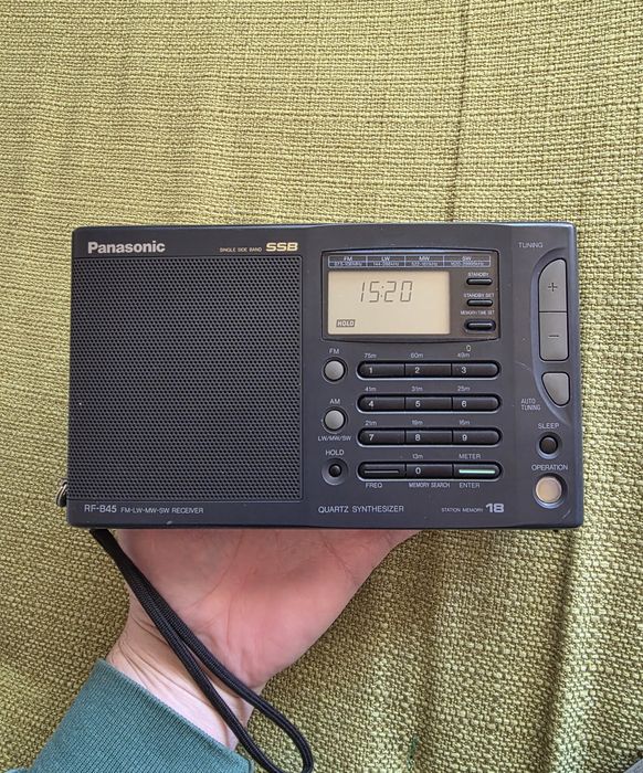 Radio Receptor Panasonic RF-B45 Fm Lw Mw Sw ssb Receive Portabil