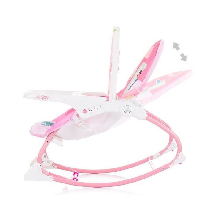 Scaunel balansoar Chipolino Enjoy pink impecabil