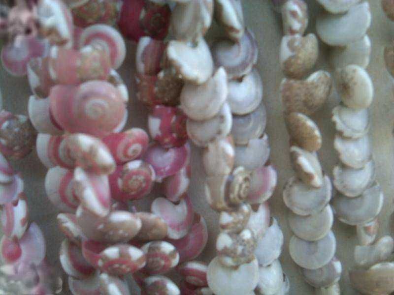 Занавеска из ракушек