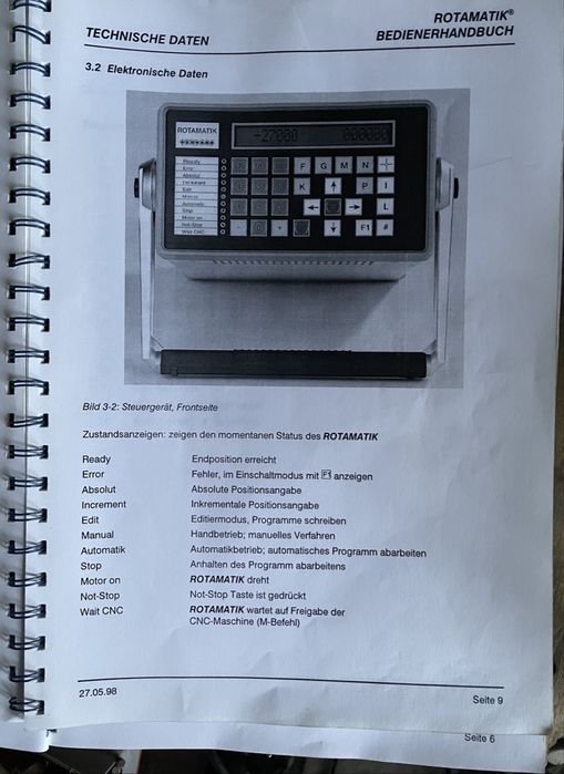 CNC Делителен апарат въртяща маса 4-та ос MAGERL ROTAMATIK 100