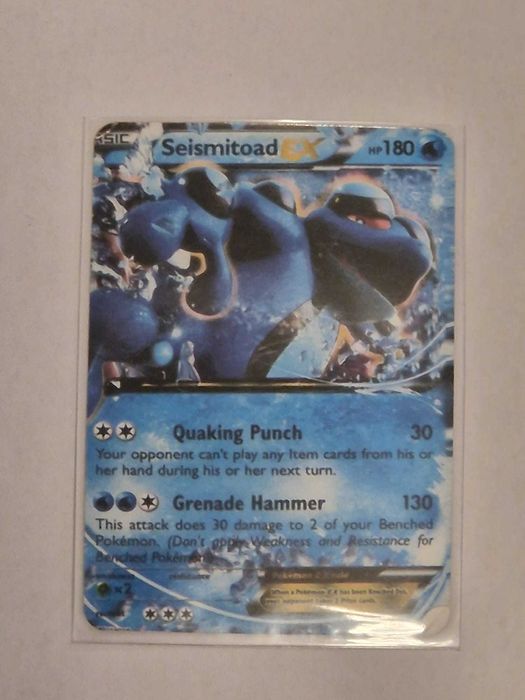 carte pokemon seismitoad ex