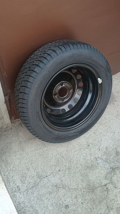 Метална джанта 14' с нова гума за Рено- 4х100, ф 60,1мм