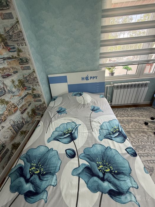 Продается детский кровать, шкаф и парта срочно