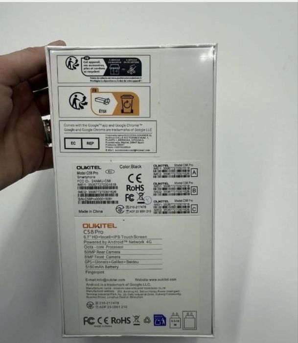 Oukitel c58 pro 256 gb