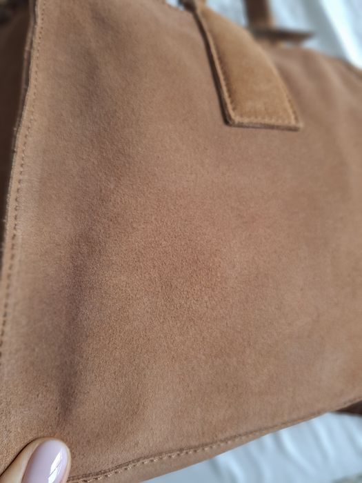 Geanta NOUA piele intoarsa