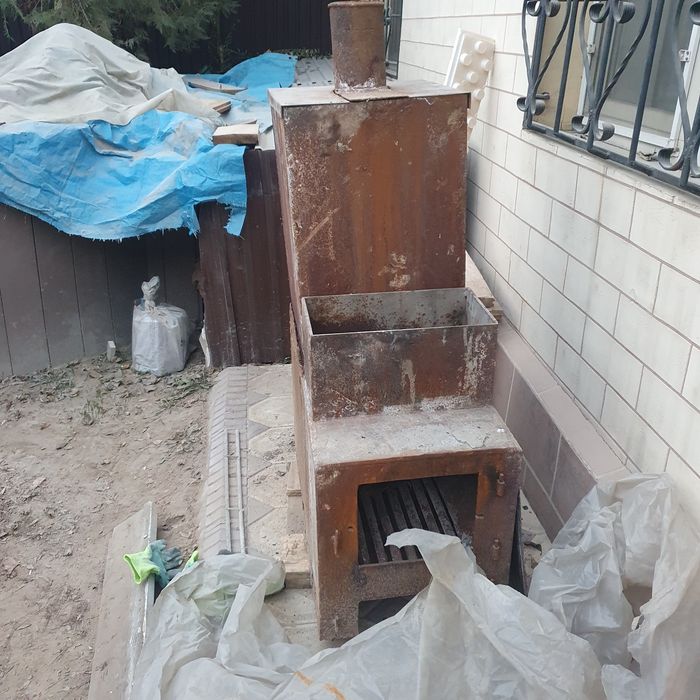 Печь для бани и дома на дровах