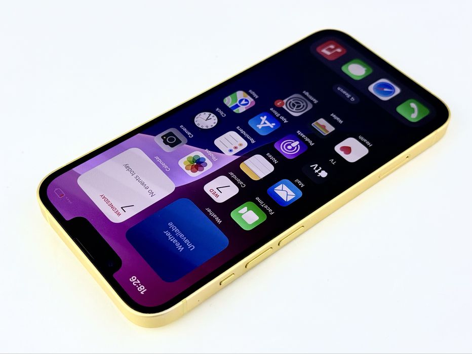 Apple iPhone 14 128GB Yellow Перфектен! Гаранция!