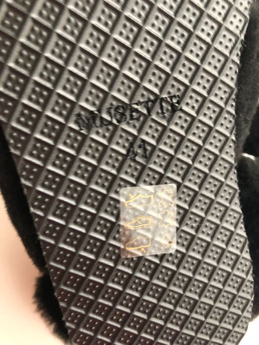 Papuci blana naturala Musette