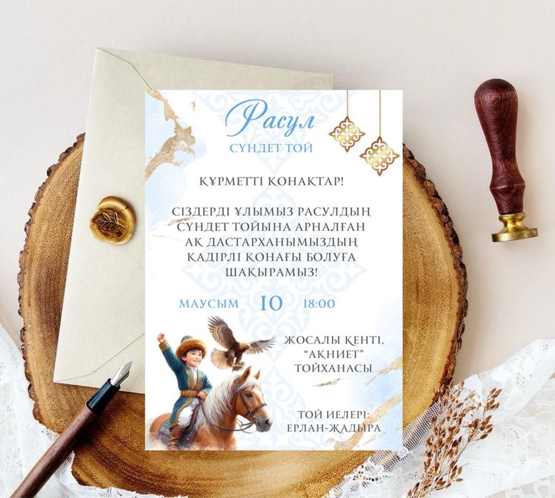 Электронды шақырту тапсырыс қабылдаймын