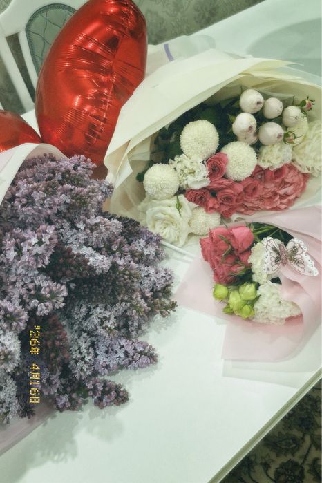 Продается букет цветов. Свежие