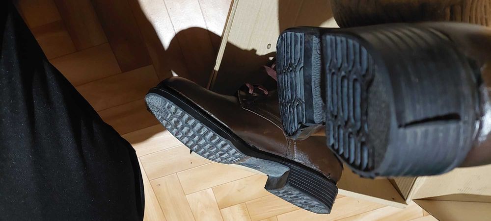 Кафяви офицерски кубинки БНА