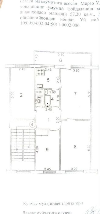 Mirzo Ulugʻbekda orta remontli uy sotiladi, Orintir TTZ-1