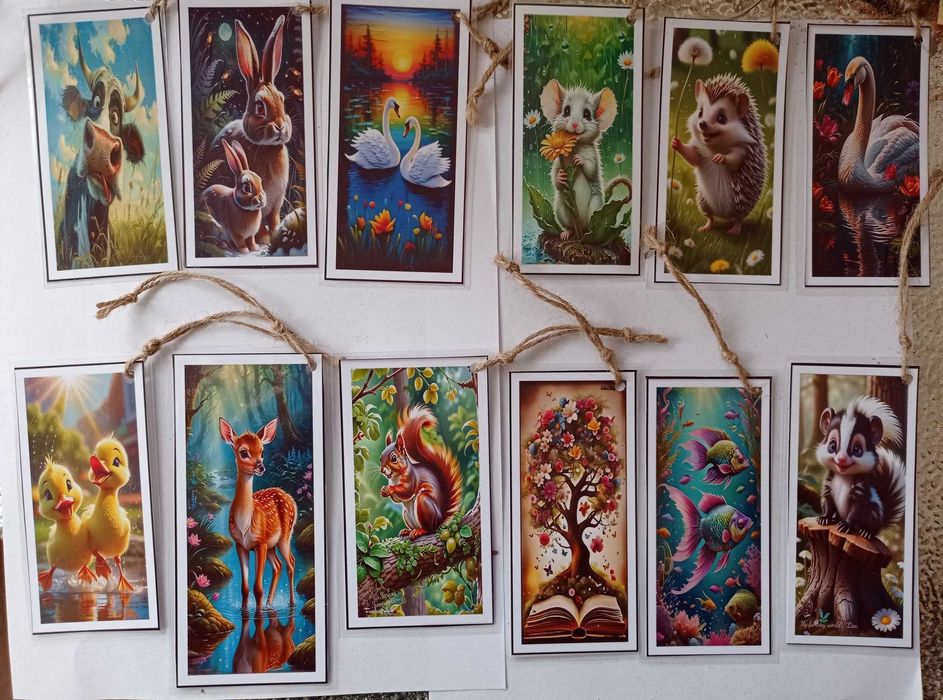 Книго разделители  ото хартия специални бои и ламиниращо фолио