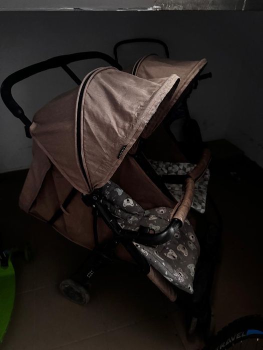 Велосипед, коляска, санки