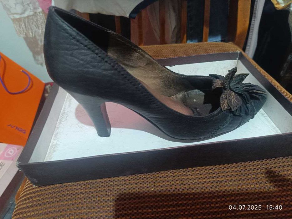 Туфли женские кожаные