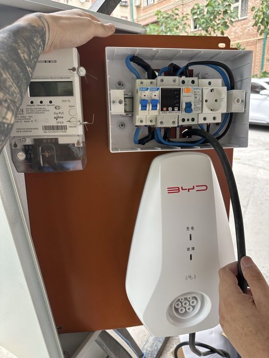 Установка зарядных станций для Электромобилей.