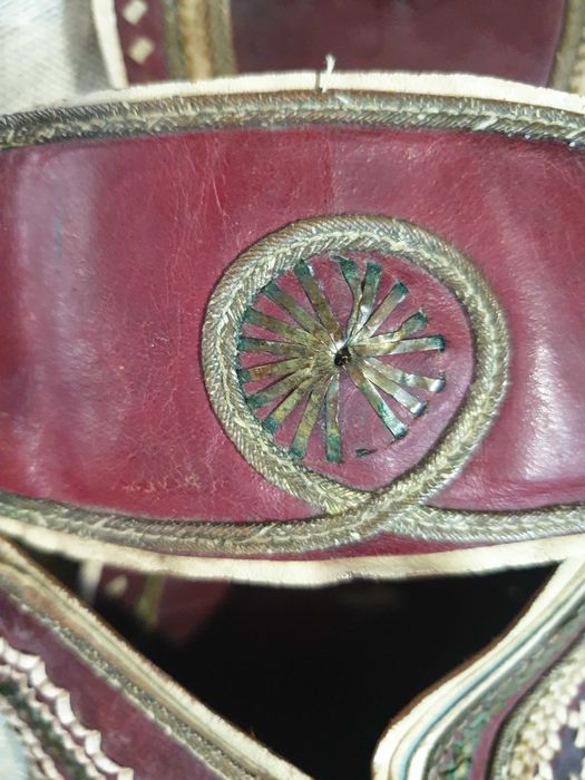 Арабски сандали.От естествена кожа и гьон