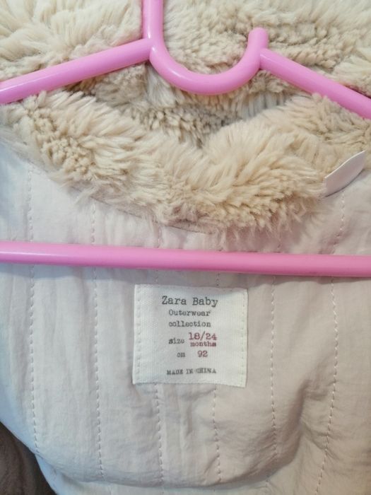 Зимно яке  Zara baby 18/24месеца