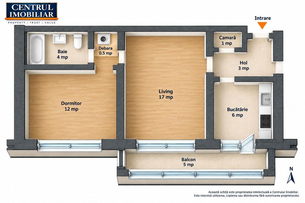 Apartament 2 camere – Mazepa, Parter, mobilat si utilat