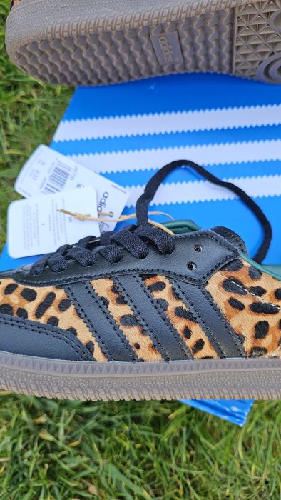 Adidas samba green leopard size 38