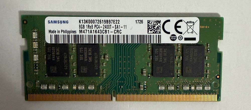 Memorie RAM Laptop Samsung 8GB DDR4 PC4-2400