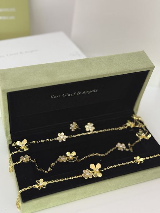 Van Cleef and Arpels  колие, гривна и обици