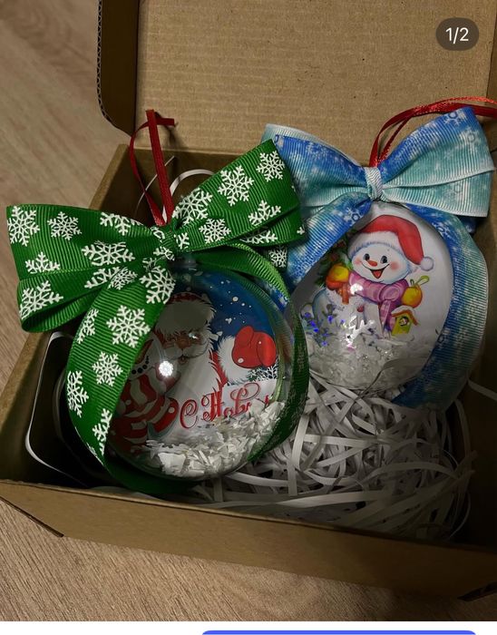 Елочные шары с фото