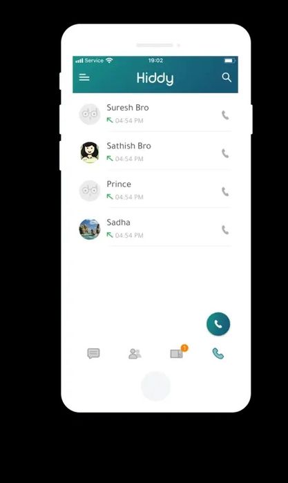 Клон Whatsapp, Telegram - " HIDDY" v. 2.3