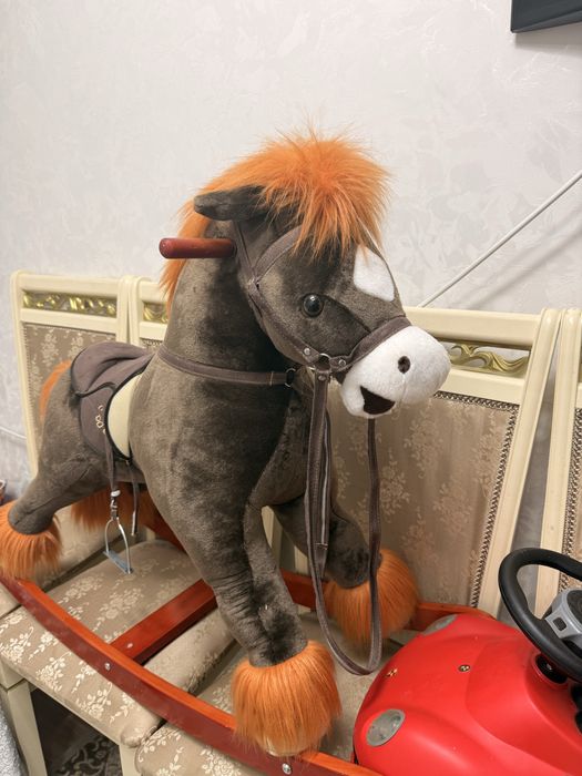 Детская лошадка качалка