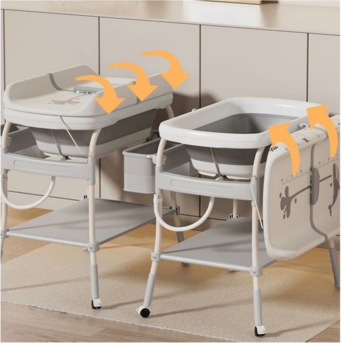 Ванночка и пеленальный столик