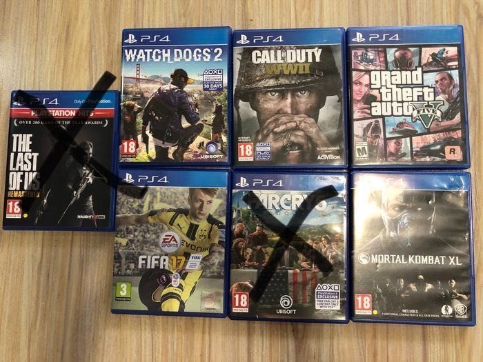 Игри за плейстейшън 4- 5 броя